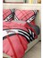 Marka Nevresim Takımı Çift Kişilik Pamuklu Saten Kumaş 6 Parça 3D Dijital Baskı Duvet Cover Set Model No:17 3
