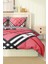 Marka Nevresim Takımı Çift Kişilik Pamuklu Saten Kumaş 6 Parça 3D Dijital Baskı Duvet Cover Set Model No:17 5