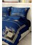 Marka Nevresim Takımı Çift Kişilik Pamuklu Saten Kumaş 6 Parça 3D Dijital Baskı Duvet Cover Set Model No:43 3