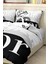 Marka Nevresim Takımı Çift Kişilik Pamuklu Saten Kumaş 6 Parça 3D Dijital Baskı Duvet Cover Set Model No:44 3