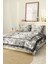 Marka Nevresim Takımı Çift Kişilik Pamuklu Saten Kumaş 6 Parça 3D Dijital Baskı Duvet Cover Set Model No:46 1