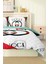 Marka Nevresim Takımı Çift Kişilik Pamuklu Saten Kumaş 6 Parça 3D Dijital Baskı Duvet Cover Set Model No:53 4
