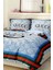 Marka Nevresim Takımı Çift Kişilik Pamuklu Saten Kumaş 6 Parça 3D Dijital Baskı Duvet Cover Set Model No:51 5