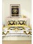 Marka Nevresim Takımı Çift Kişilik Pamuklu Saten Kumaş 6 Parça 3D Dijital Baskı Duvet Cover Set Model No:95 2