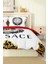 Marka Nevresim Takımı Çift Kişilik Pamuklu Saten Kumaş 6 Parça 3D Dijital Baskı Duvet Cover Set Model NO:114 3