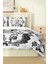 Marka Nevresim Takımı Çift Kişilik Pamuklu Saten Kumaş 6 Parça 3D Dijital Baskı Duvet Cover Set Model NO:112 3