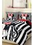 Marka Nevresim Takımı Çift Kişilik Pamuklu Saten Kumaş 6 Parça 3D Dijital Baskı Duvet Cover Set Model NO:121 4