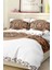 Marka Nevresim Takımı Çift Kişilik Pamuklu Saten Kumaş 6 Parça 3D Dijital Baskı Duvet Cover Set Model NO:120 4