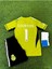 2024/25 Realmadrid Thibaut Courtois Kaleci Özel Tasarım Çocuk Futbol Forması 3'lü Takım 1