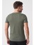 Brasília 3148 Slim Fit Pamuklu Likralı Bisiklet Yaka T-Shirt Haki 4