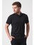 Fortaleza 3153 Slim Fit Pamuklu Polo Yaka T-Shirt Siyah 3