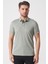 Fortaleza 3153 Slim Fit Pamuklu Polo Yaka T-Shirt Çağla 1