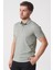 Fortaleza 3153 Slim Fit Pamuklu Polo Yaka T-Shirt Çağla 2
