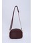 Bordo Shk194 Deri 2 Bölmeli Fermuarlı Ayarlanabilir Kolon Askılı Omuz Çantası U:16 E:21 G:6 Cm 4