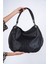 Kadın Siyah Yumuşak Deri Kol Omuz Çantası 3