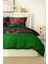 Marka Nevresim Takımı Çift Kişilik Pamuklu Saten Kumaş 6 Parça 3D Dijital Baskı Duvet Cover Set Model No:49 5