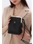 Kadın Siyah Burs Detaylı 3 Bölmeli El Ve Omuz Çantası 2