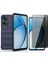 Oppo A60 Kılıf Esnek TPU Oyuklu Arka Yüzey Tasarımlı Zore Etnik Silikon Kapak + Hayalet Ekran Koruyucu 1