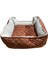 Kedi Köpek Yatağı Yıkanabilir Elyaf Dolgulu Yumuşak ve Konforlu 50X35X15CM 3