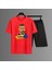 Edin Dzeko Fotoğraf Futbol Forma Baskılı Unisex Kısa Kollu Tişört Regular Fit T-Shirt Şort Takımı 1