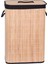 60 Litre Katlanabilir Bambu Siyah Çamaşır Kirli Sepeti 40X30X60CM Elbise, Giysi, Yatak Odası, Banyo, Bebek Odası Çok Amaçlı Düzenleyici Dolap Içi 4