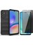 Samsung Galaxy A55 Kılıf Esnek TPU Oyuklu Arka Yüzey Tasarımlı Zore Etnik Silikon Kapak + Hayalet Ekran Koruyucu 1
