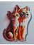 2 Adet 3D Görünümlü Kedi ve Köpek Magnet 6 x 9 cm 1