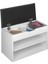 Modern Tasarımlı Çok Amaçlı Ayakkabılık & Puflu Ayakkabılık – 75 x 42 x 30 cm 2
