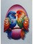 2 Adet 3D Görünümlü Kuşlar Magnet 6 x 9 cm 1