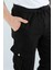 Erkek Slim Fit Full Likralı Bel ve Paça Lastikli Kargo Cep Pantolon 4