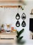 Kahve Köşesi Duvar Dekoru 4 Parça , Coffee Set 1