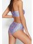 Yeni Leopar Straplez Yüksek Bel Hipster Desenli Straplez Yüksek Bel Hipster Bikini Takımı 3