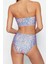 Yeni Leopar Straplez Yüksek Bel Hipster Desenli Straplez Yüksek Bel Hipster Bikini Takımı 5