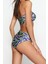 Yeni Leopar Straplez Yüksek Bel Hipster Desenli Straplez Yüksek Bel Hipster Bikini Takımı 3