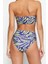 Yeni Leopar Straplez Yüksek Bel Hipster Desenli Straplez Yüksek Bel Hipster Bikini Takımı 5
