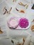 Pembe Mermer Desen Mum Seti 1