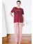 Estiva 25165 Kadın Marla Çicekli Kısa Kol Pijama Takımı 1