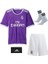 Real Madrid Ramos 2017 Şampiyonlar Ligi Finali Çocuk Futbol Forma 4'lü Set Forma+Şort+Çorap+Bileklik 1
