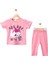 Kız Çocuk Pembe Tişört Taytlı Yazlık Ikili Takım Kız Çocuk Taytlı Tişört Takım 1