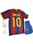 Barcelona Lionel Messi Şampiyonlar Ligi 4 Lü Çocuk Forması Şort+Forma+Bileklik+Çorap 1