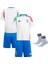 Italya Avrupa Milli Takım Çocuk Futbol Forma 3'lü Set Forma+Şort+Çorap 1