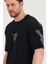 Bisiklet Yaka Oversize Ön ve Arka Baskılı Salaş Unisex T-Shirt 2