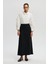 A Kesim Keten Dokulu Etek Siyah 1