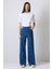 Bol Paça Denim Pantolon Açık Denim 1