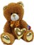 62501 Parlak Kalpli Peluş Ayı 40 cm 3