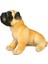 Havlayan Pug Köpek Peluş Oyuncak 25 cm 3