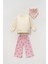 Çiçek Desenli Kız Çocuk Takımı 1