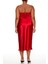 Plus Size Saten Etek 5