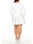 Plus Size Saten Mini Etek 1
