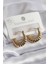 316L Çelik Gold Renk Işleme Detay Kadın Küpe - TJ-BKP8300 1